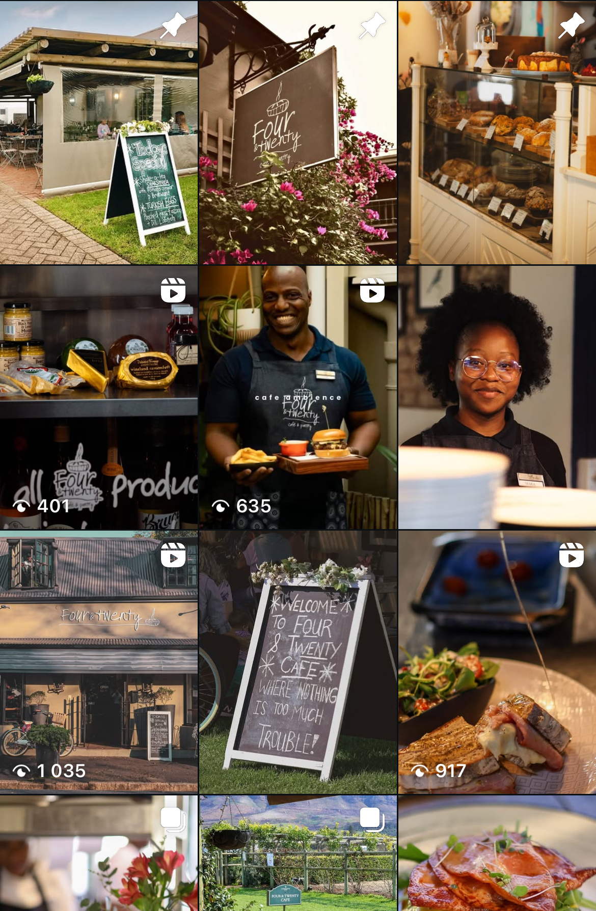 Four and Twenty After Instagram feed